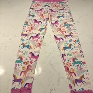 Little Sleepies Pink and Purple Pajama Set with Whimsical Unicorns